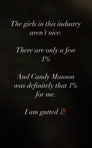 Candy Manson death